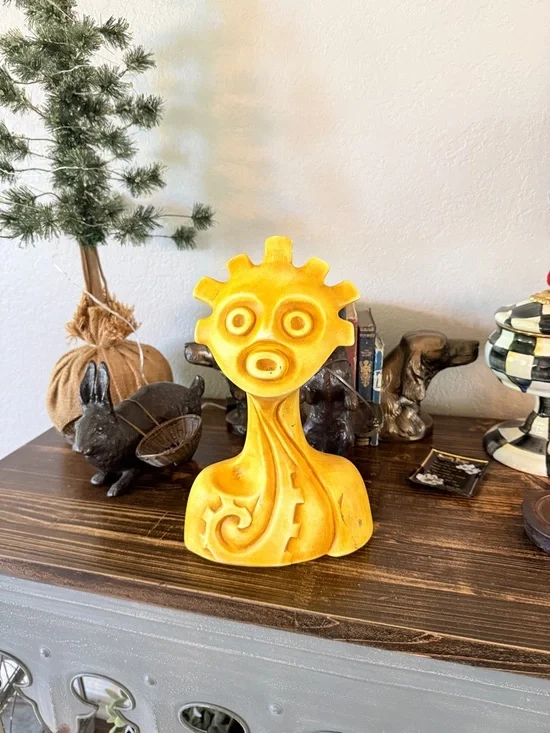 MCM Evolucion Ceramica Contemporary Mexican Sculpture Modern Art Bust "Guzman" - Picture 5 of 16